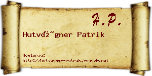 Hutvágner Patrik névjegykártya